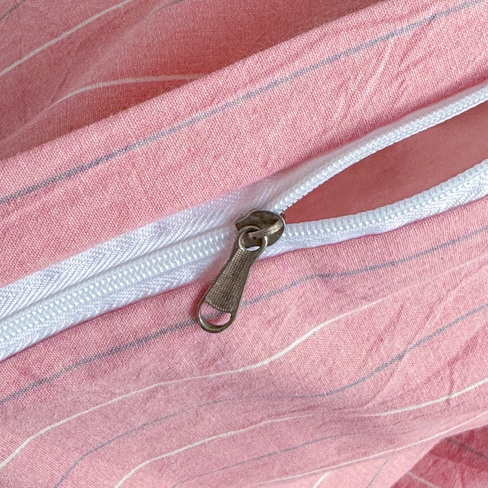 91家纺网 家纺一手货源 找家纺 佑佳家纺 2026新款全棉色织床笠款四件套 马里奥-粉