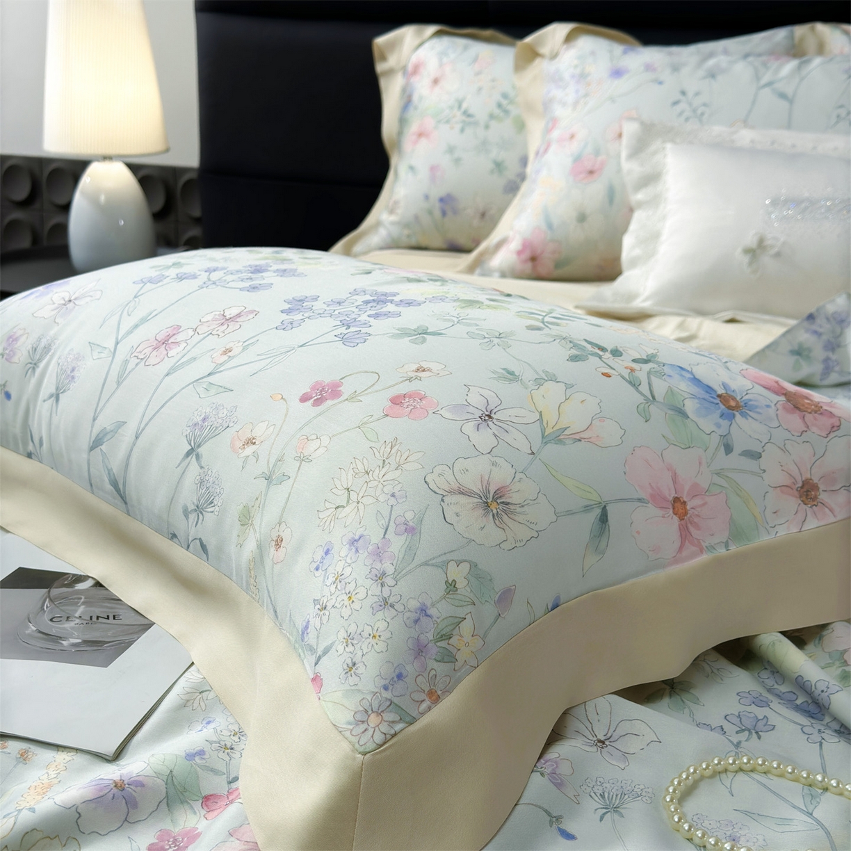 91家纺网 家纺一手货源 找家纺 （总）岚司羽 2026春夏新款50天丝夏被四件套夏凉被空调被系列