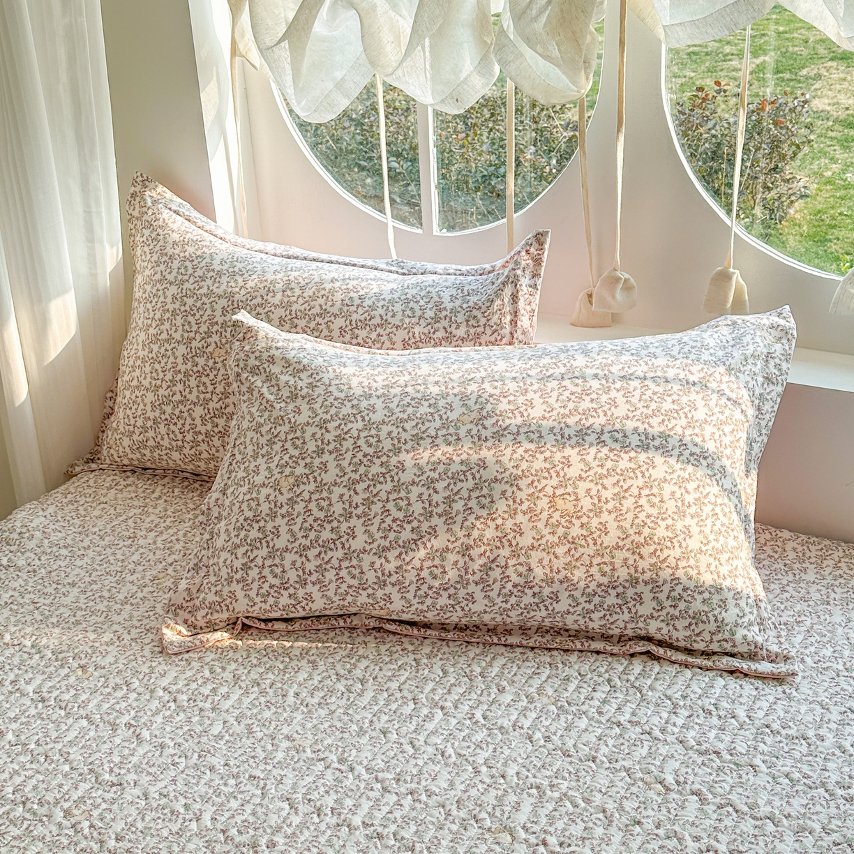 91家纺网 家纺一手货源 找家纺 花满路 2026新款床盖四件套 绿野仙兔