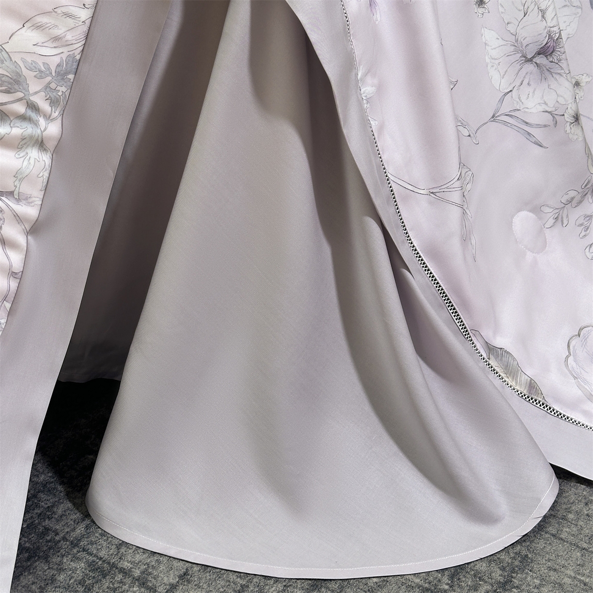 91家纺网 家纺一手货源 找家纺 岚司羽 2026春夏新款50天丝夏被四件套夏凉被空调被系列 简悠集-粉紫