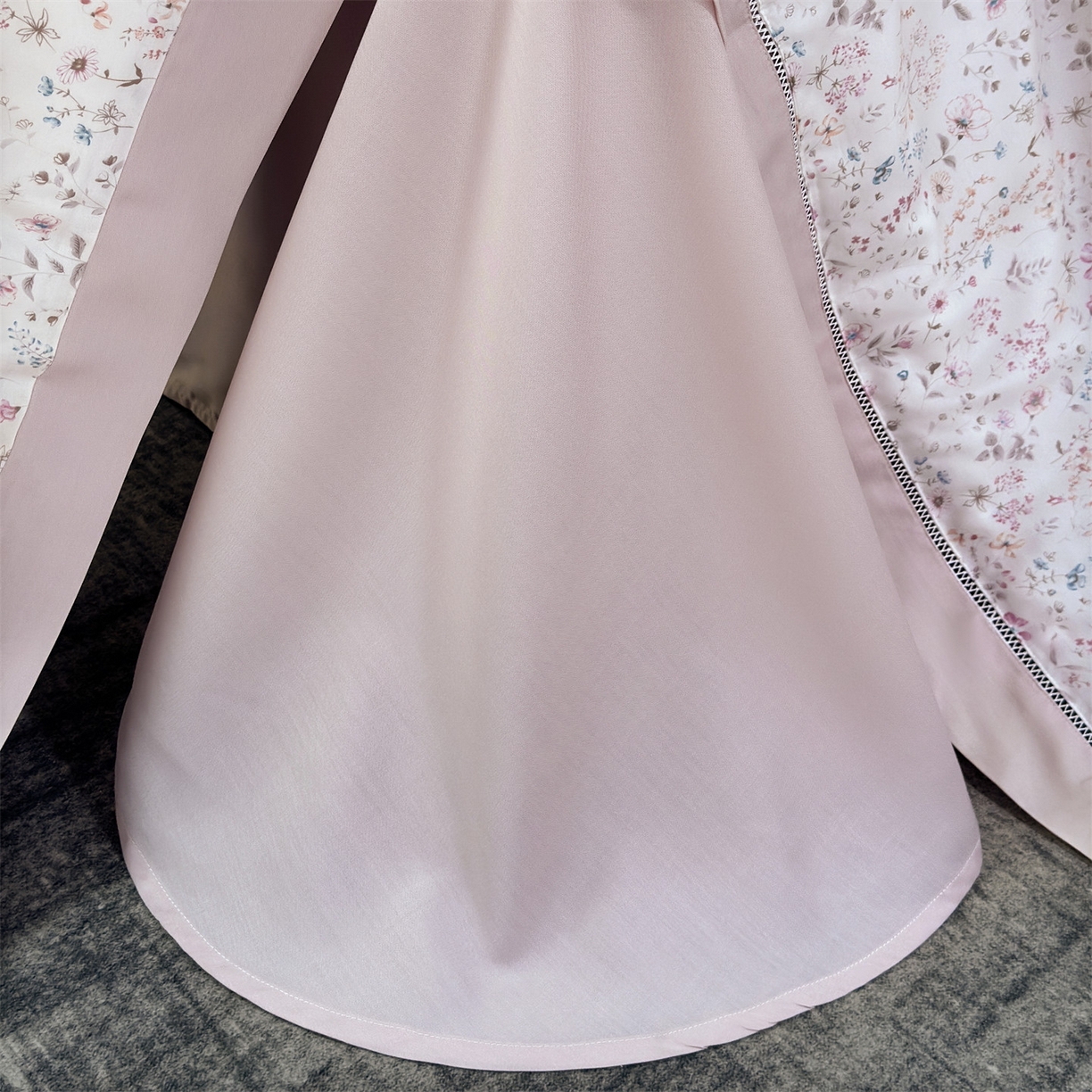 91家纺网 家纺一手货源 找家纺 岚司羽 2026春夏新款50天丝夏被四件套夏凉被空调被系列 青溪 粉