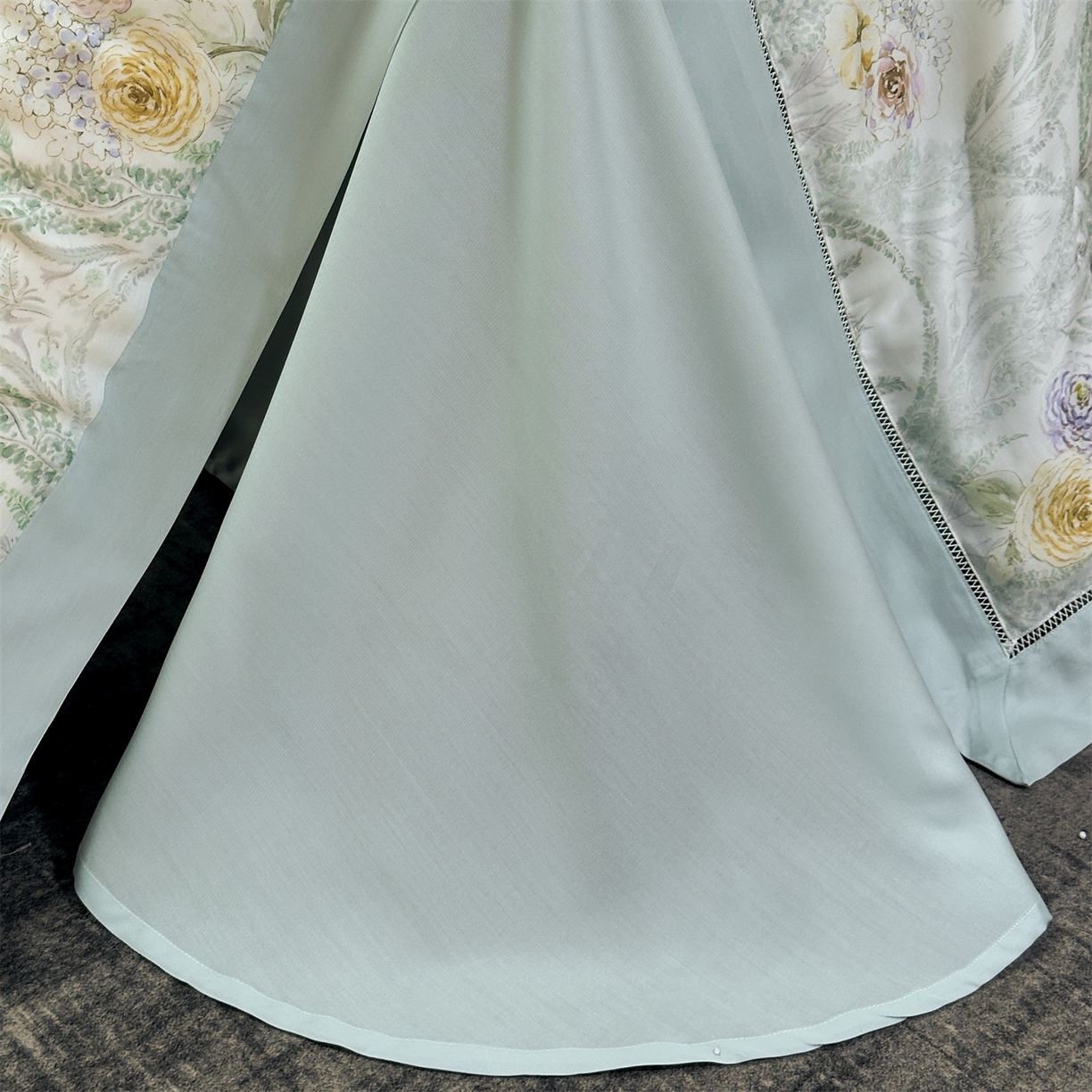 91家纺网 家纺一手货源 找家纺 岚司羽 2026春夏新款50天丝夏被四件套夏凉被空调被系列 花朝