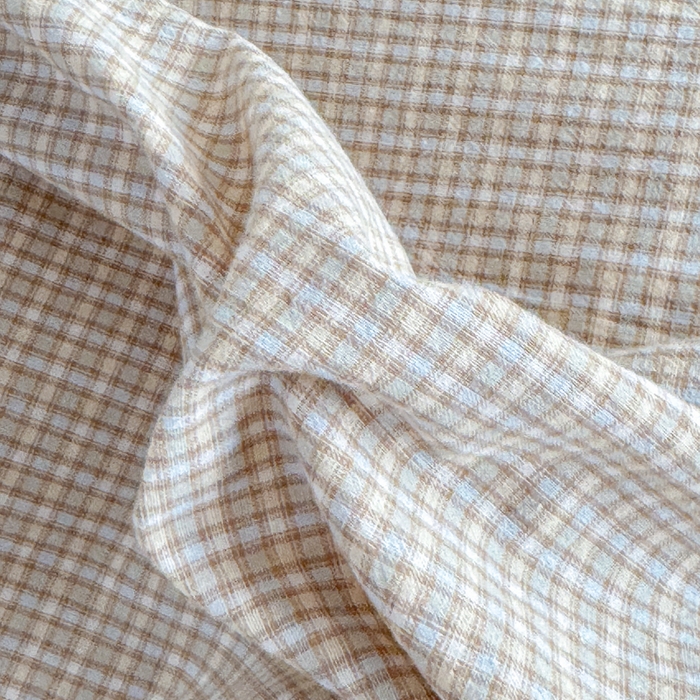 91家纺网 家纺一手货源 找家纺 佑佳家纺 2026新款全棉色织床笠款四件套 米小格