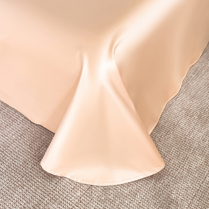 91家纺网 家纺一手货源 找家纺 润锦云 2026新款A类全棉纯棉刺绣拼角四件套-栀梦 栀梦-觅光柚+奶白