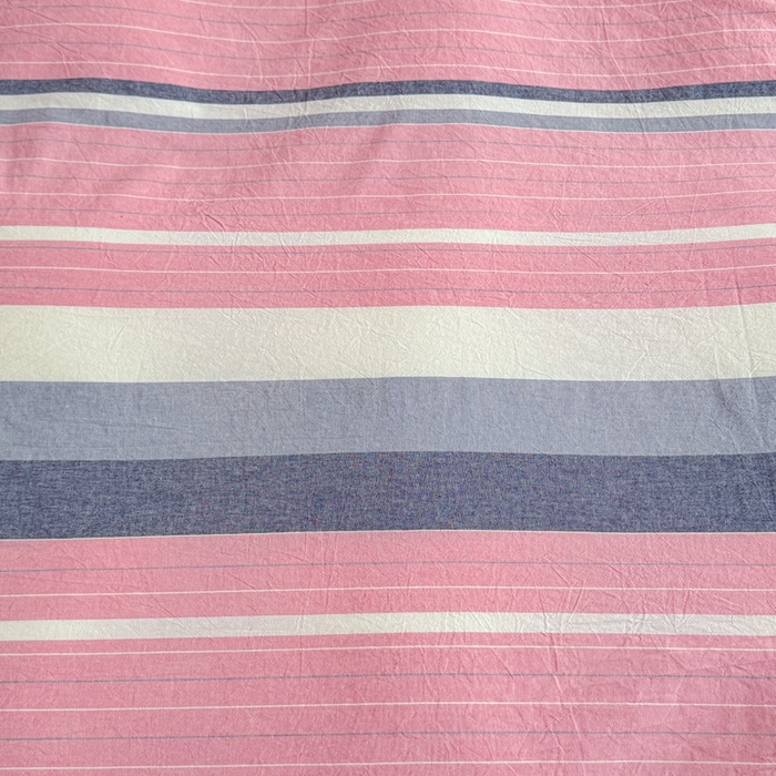 91家纺网 家纺一手货源 找家纺 佑佳家纺 2026新款全棉色织水洗棉四件套 马里奥-粉