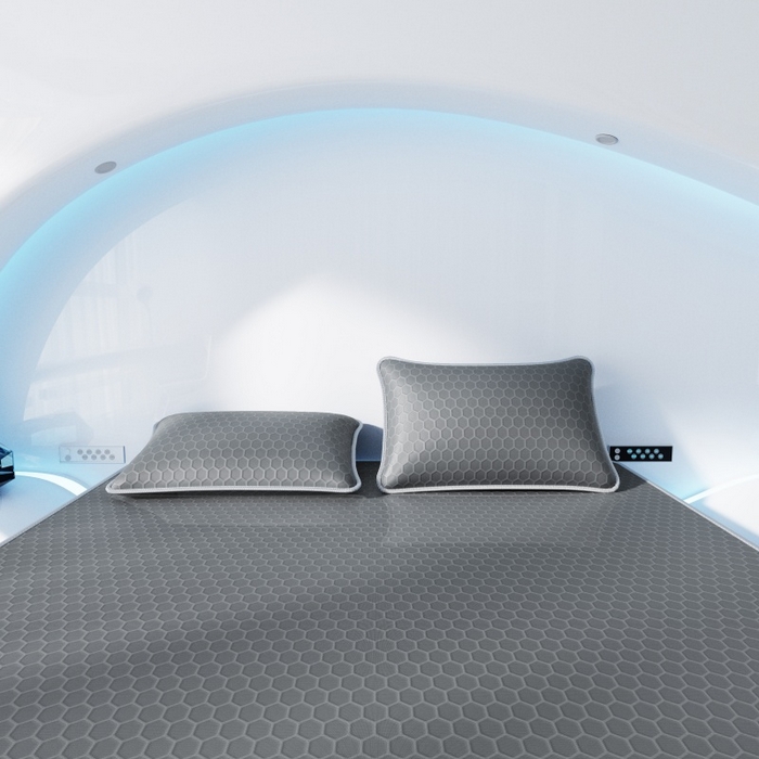 91家纺网 家纺一手货源 找家纺 福来临家纺 2026新款蜂窝科技凉感席-床笠款 蜂窝款-深灰床笠款