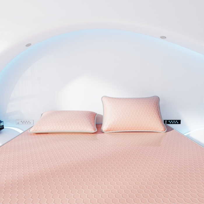 91家纺网 家纺一手货源 找家纺 福来临家纺 2026新款蜂窝科技凉感席-床笠款 蜂窝款-玉色床笠款