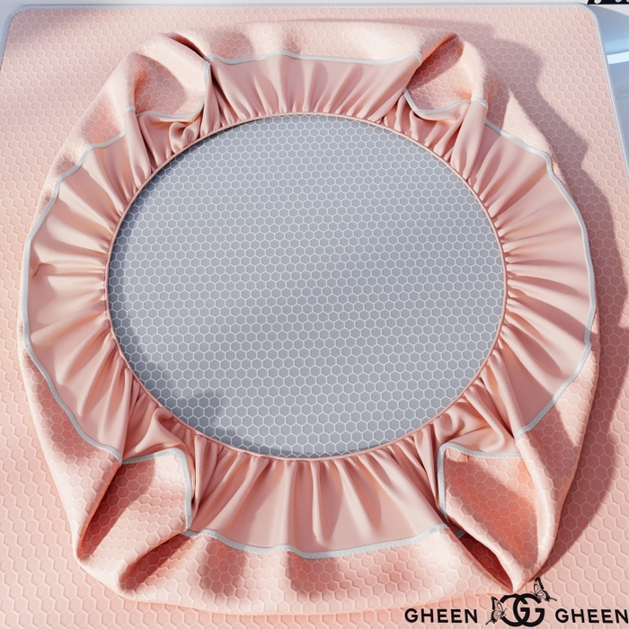 91家纺网 家纺一手货源 找家纺 福来临家纺 2026新款蜂窝科技凉感席-床笠款 蜂窝款-玉色床笠款