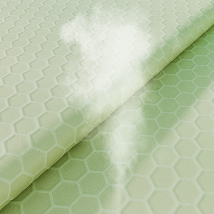 91家纺网 家纺一手货源 找家纺 福来临家纺 2026新款蜂窝科技凉感席-床笠款 蜂窝款-绿色床笠款