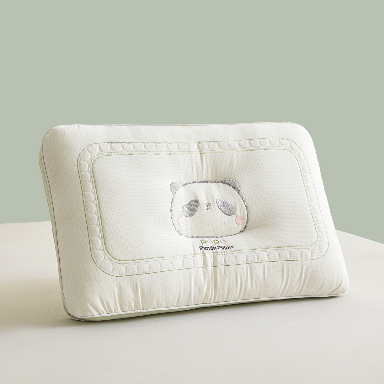 91家纺网 家纺一手货源 找家纺 （总）小桃姐家纺 2025新款Papa熊猫刺绣定型枕枕头枕芯