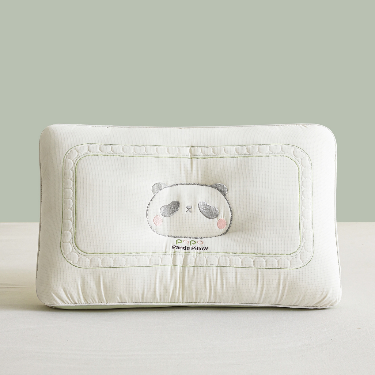 91家纺网 家纺一手货源 找家纺 （总）小桃姐家纺 2025新款Papa熊猫刺绣定型枕枕头枕芯