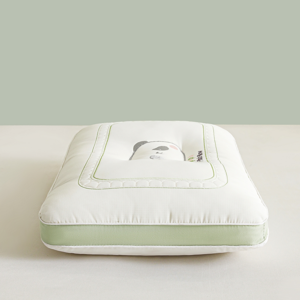 91家纺网 家纺一手货源 找家纺 （总）小桃姐家纺 2025新款Papa熊猫刺绣定型枕枕头枕芯