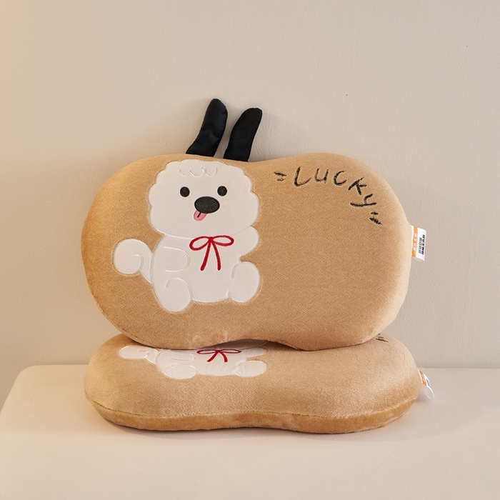 小桃姐家纺 2025新款可爱卡通儿童猫肚枕学生幼儿园卡通记忆棉枕头枕芯 Lucky羊咩咩记忆枕-黄