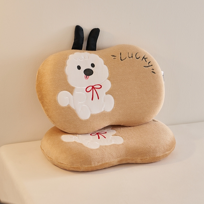 91家纺网 家纺一手货源 找家纺 小桃姐家纺 2025新款可爱卡通儿童猫肚枕学生幼儿园卡通记忆棉枕头枕芯 Lucky羊咩咩记忆枕-黄