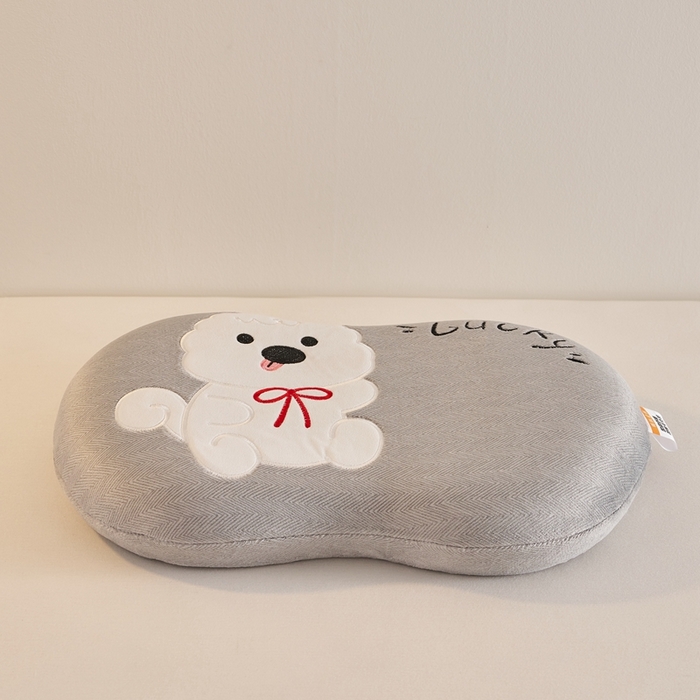 91家纺网 家纺一手货源 找家纺 小桃姐家纺 2025新款可爱卡通儿童猫肚枕学生幼儿园卡通记忆棉枕头枕芯 Lucky羊咩咩记忆枕-灰