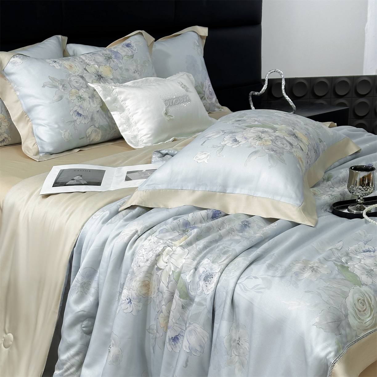 岚司羽 2026春夏新款50天丝夏被四件套夏凉被空调被系列 香荟