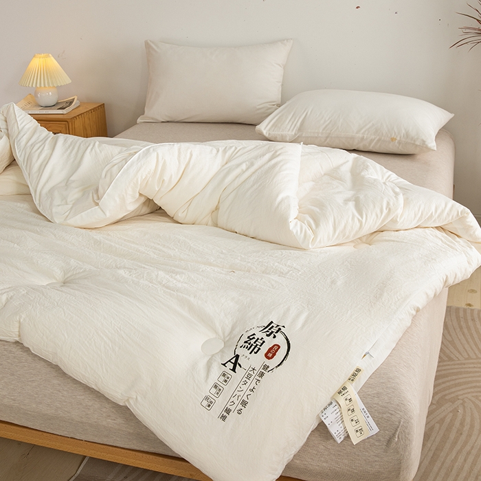 91家纺网 家纺一手货源 找家纺 （总）迪梵家纺 2026新款A类针织棉原棉大豆被春秋被冬被被子被芯夏被