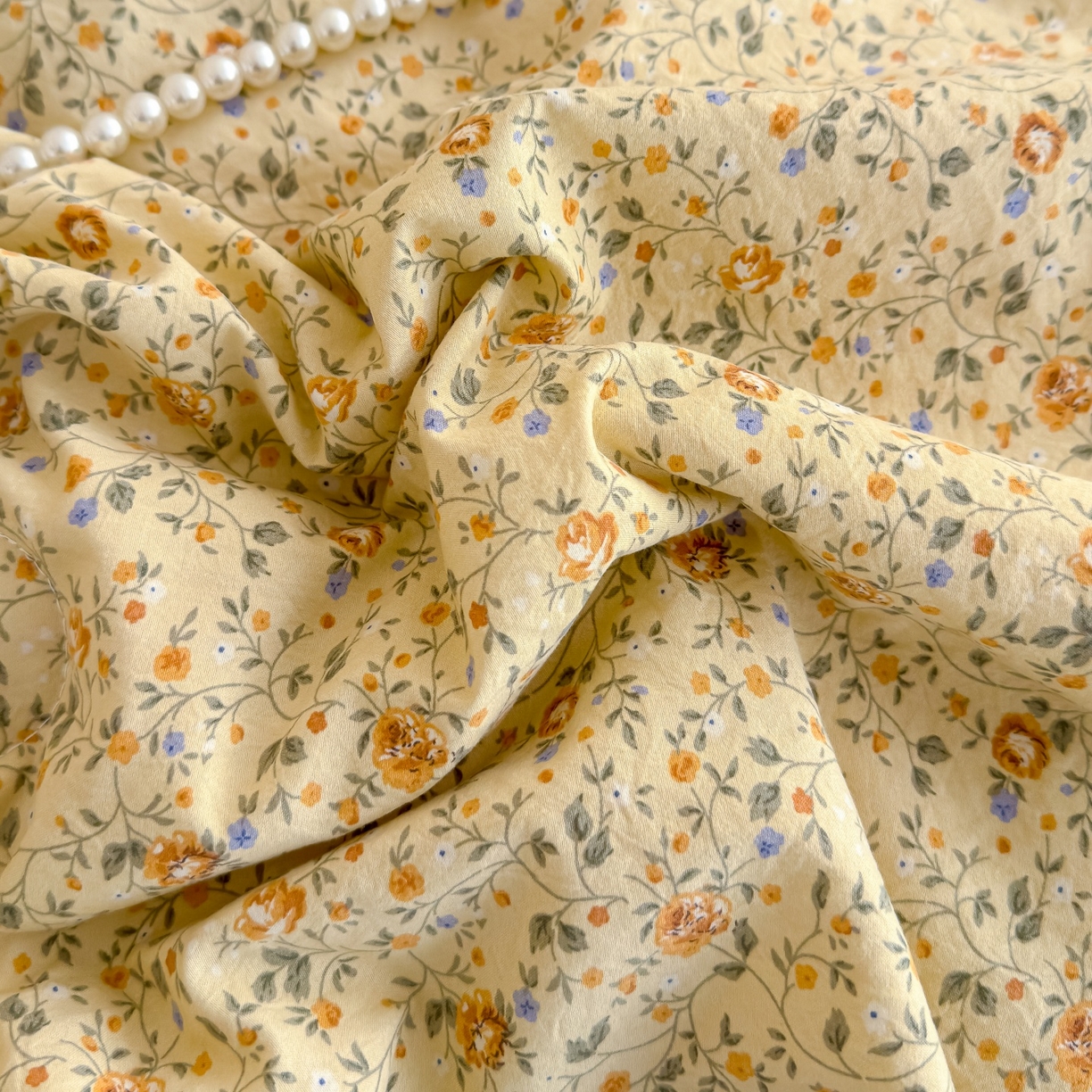 91家纺网 家纺一手货源 找家纺 归属 2026春夏新款古法仿棉床盖夏被四件套夏凉被空调被系列 金盏花事