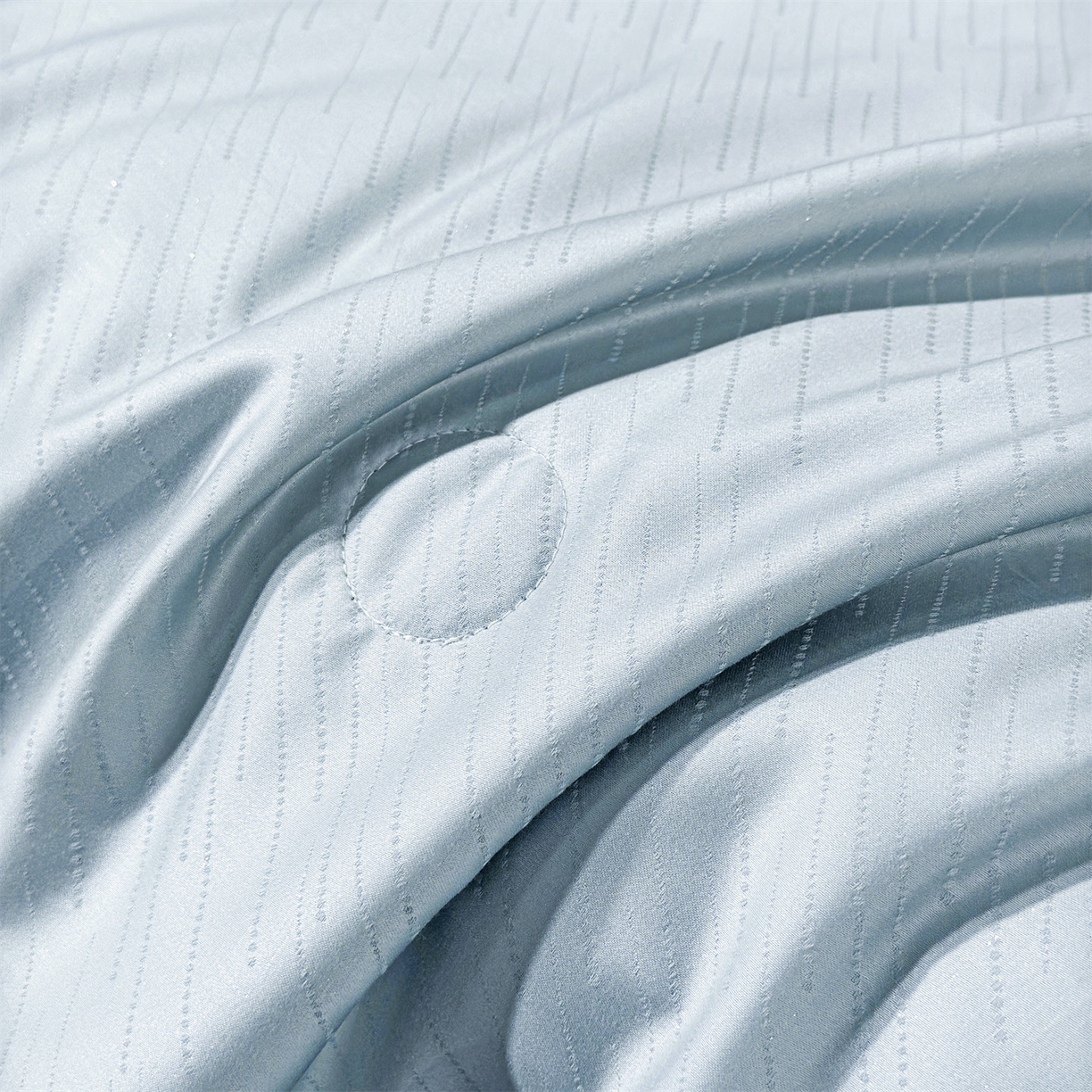 91家纺网 家纺一手货源 找家纺 岚司羽 2026春夏新款天丝棉银丝提花夏被四件套夏凉被空调被 璀璨星空 -明蓝