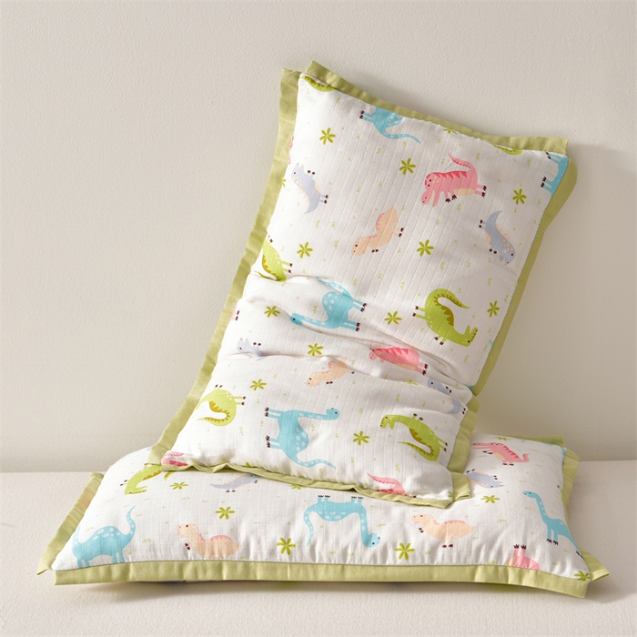 91家纺网 家纺一手货源 找家纺 （总）小桃姐家纺 2025新款全棉棉花枕 纯棉全棉卡通棉花枕 纯棉儿童枕芯30*50cm  可拆洗