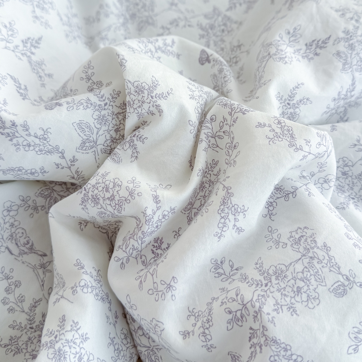 91家纺网 家纺一手货源 找家纺 归属 2026春夏新款古法仿棉床盖夏被四件套夏凉被空调被系列 靳叶清欢