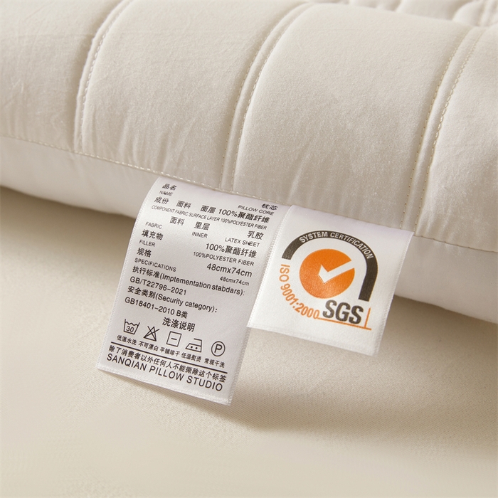 91家纺网 家纺一手货源 找家纺 （总）小桃姐家纺 2025新款新疆棉牵引枕烫画款全棉纯棉定型枕 护颈枕枕头枕芯