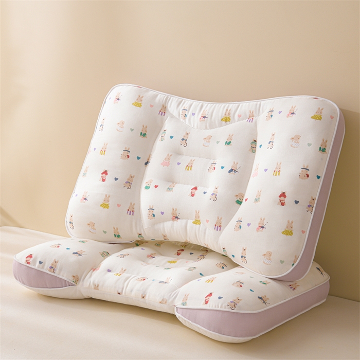 小桃姐家纺 2025新款纯棉五分区定型枕 枕头枕芯 动物大集合