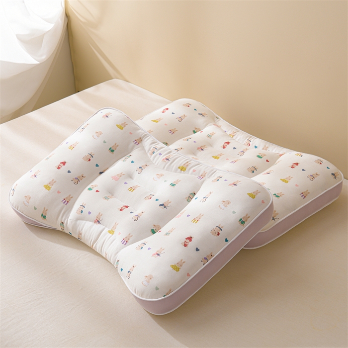 91家纺网 家纺一手货源 找家纺 小桃姐家纺 2025新款纯棉五分区定型枕 枕头枕芯 动物大集合