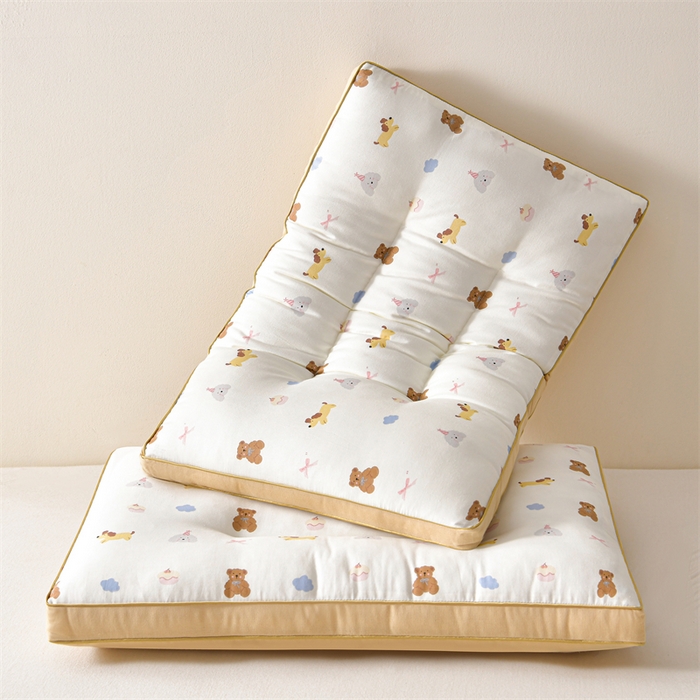 小桃姐家纺 2025新款全棉儿童立体定型枕亲子枕 枕头枕芯 动物乐园