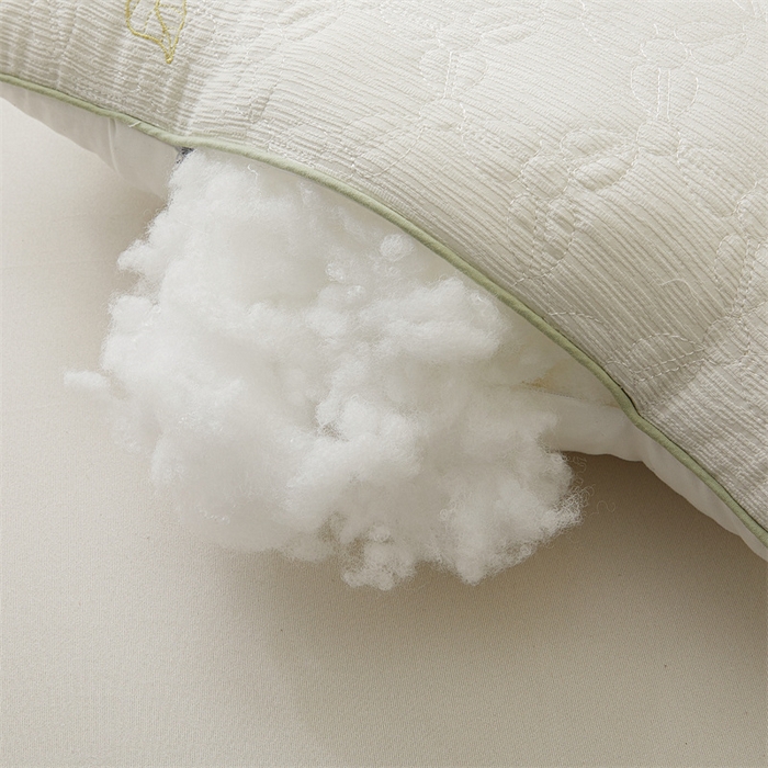 91家纺网 家纺一手货源 找家纺 小桃姐家纺 2025新款 谷小荞护颈枕 刺绣定型枕芯 枕头枕芯  硬枕 花草枕 低枕【单支装】