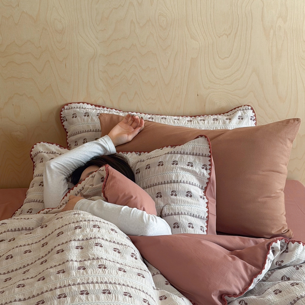 91家纺网 家纺一手货源 找家纺 （总）觅糖家纺 2026觅糖新品色织提花三角针费尔岛5色