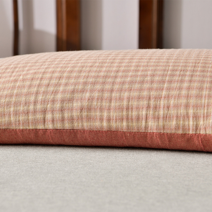 91家纺网 家纺一手货源 找家纺 （总）小桃姐家纺 2025新款花边全棉纯棉双层纱荞麦枕枕芯枕头