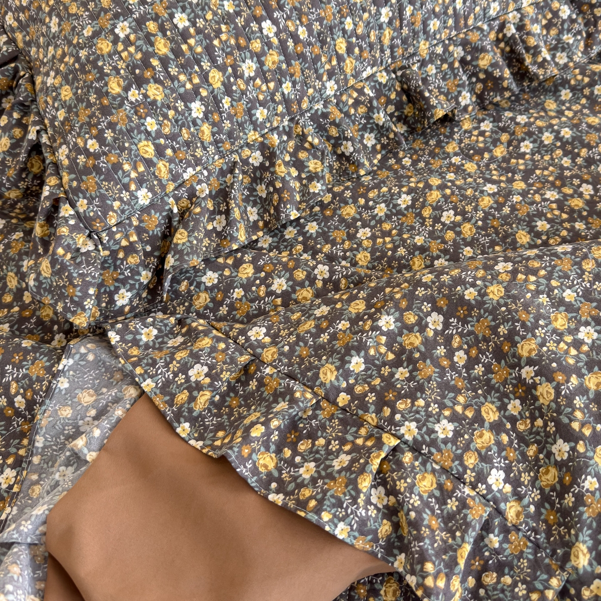 91家纺网 家纺一手货源 找家纺 归属 2026春夏新款古法仿棉床盖夏被四件套夏凉被空调被系列 山野繁花