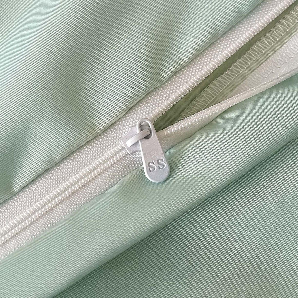 91家纺网 家纺一手货源 找家纺 七七家纺 2026新款色织提花花田系列四件套 花田-青柠绿