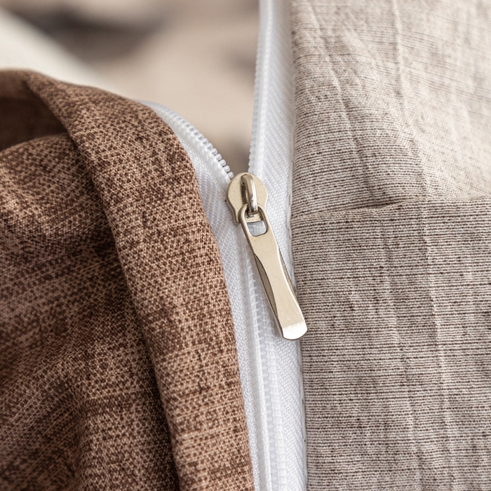 91家纺网 家纺一手货源 找家纺 梦纤绒 2026新款高克重法式复古亚麻花边款四件套 叶影