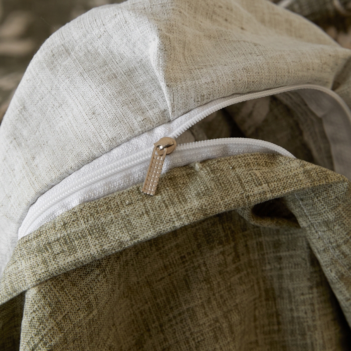 91家纺网 家纺一手货源 找家纺 梦纤绒 2026新款高克重法式复古亚麻花边款四件套 森屿