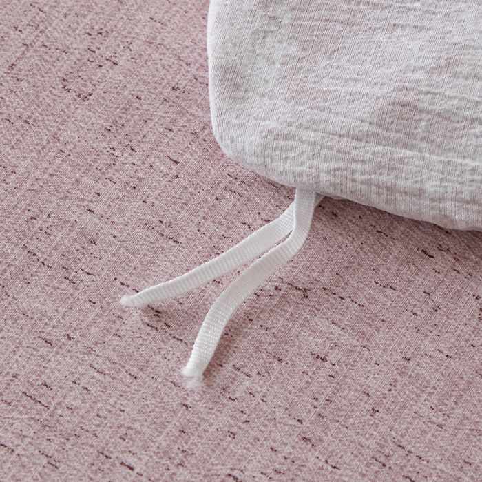 91家纺网 家纺一手货源 找家纺 梦纤绒 2026新款高克重法式复古亚麻花边款四件套 花梦