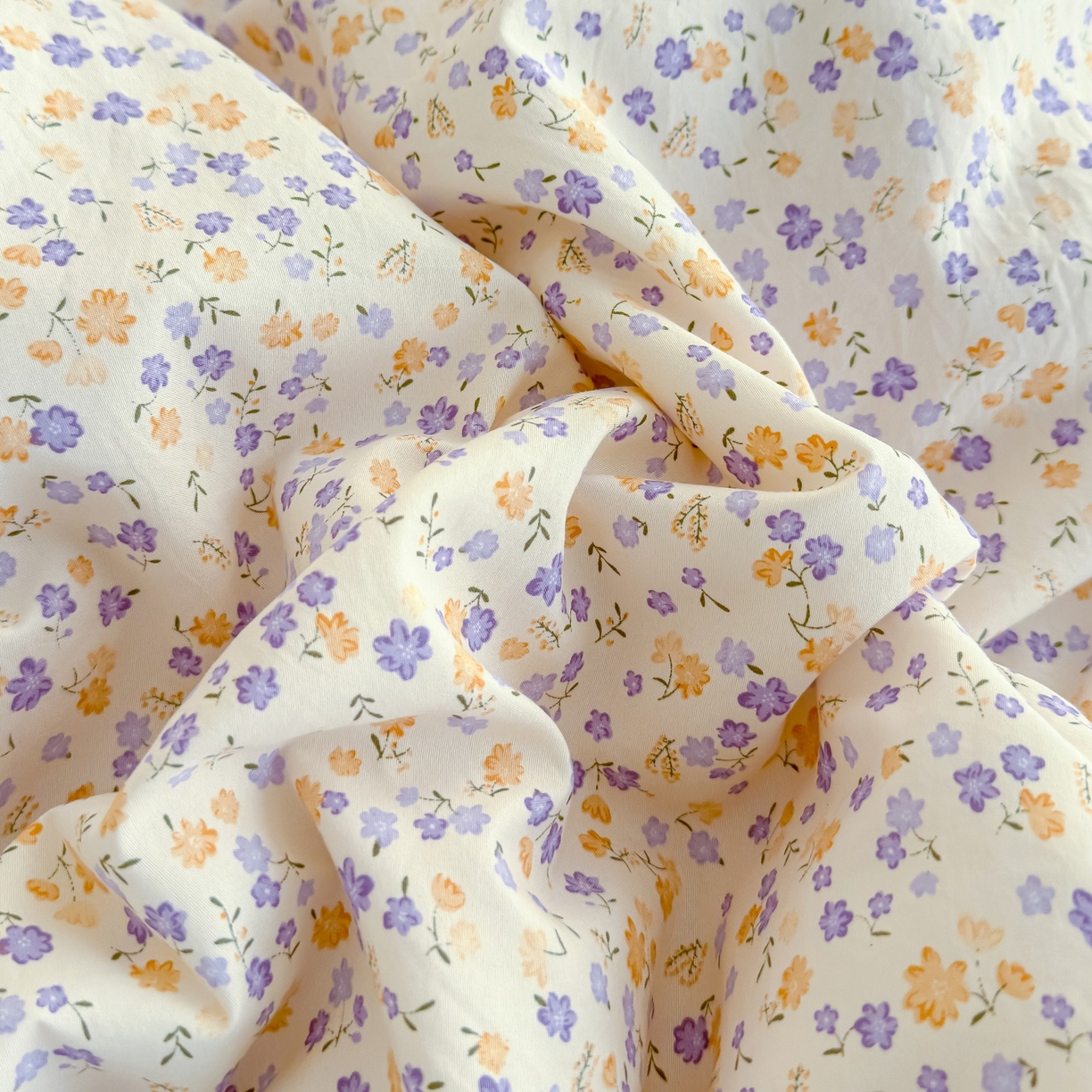 91家纺网 家纺一手货源 找家纺 归属 2026春夏新款古法仿棉床盖夏被四件套夏凉被空调被系列 紫影繁花