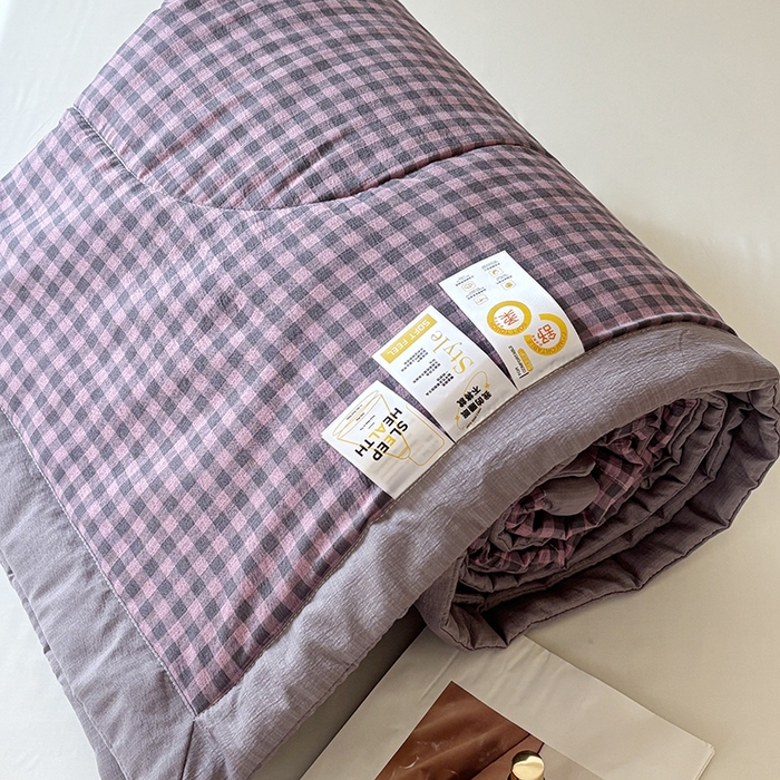 91家纺网 家纺一手货源 找家纺 （总）中国龙家纺 2026新款木棉皱皱纱单夏被被子被芯