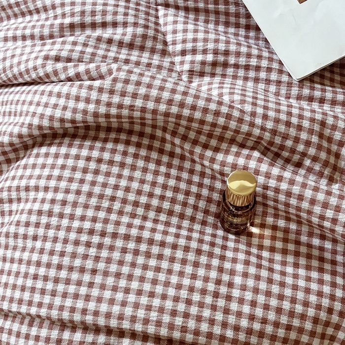 91家纺网 家纺一手货源 找家纺 中国龙家纺 2026新款木棉皱皱纱单夏被被子被芯 格调粉