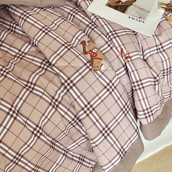 91家纺网 家纺一手货源 找家纺 中国龙家纺 2026新款木棉皱皱纱单夏被被子被芯 童趣