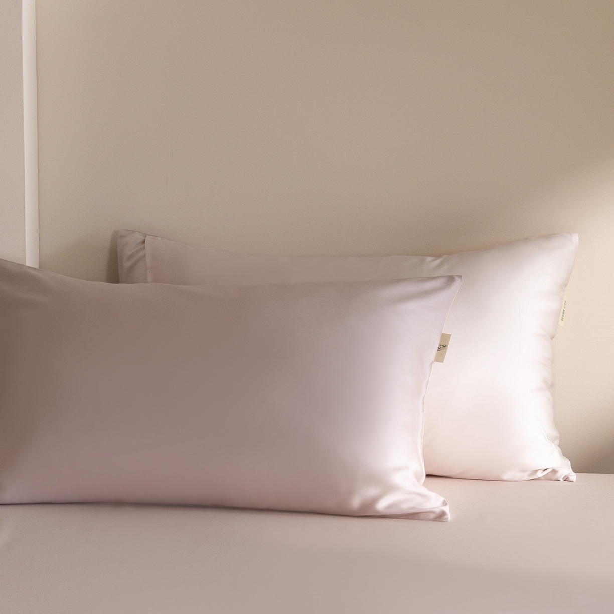 91家纺网 家纺一手货源 找家纺 时亿家居 2026春夏新款60天丝-丝颜悦色系列-被套四件套 缦豆沙