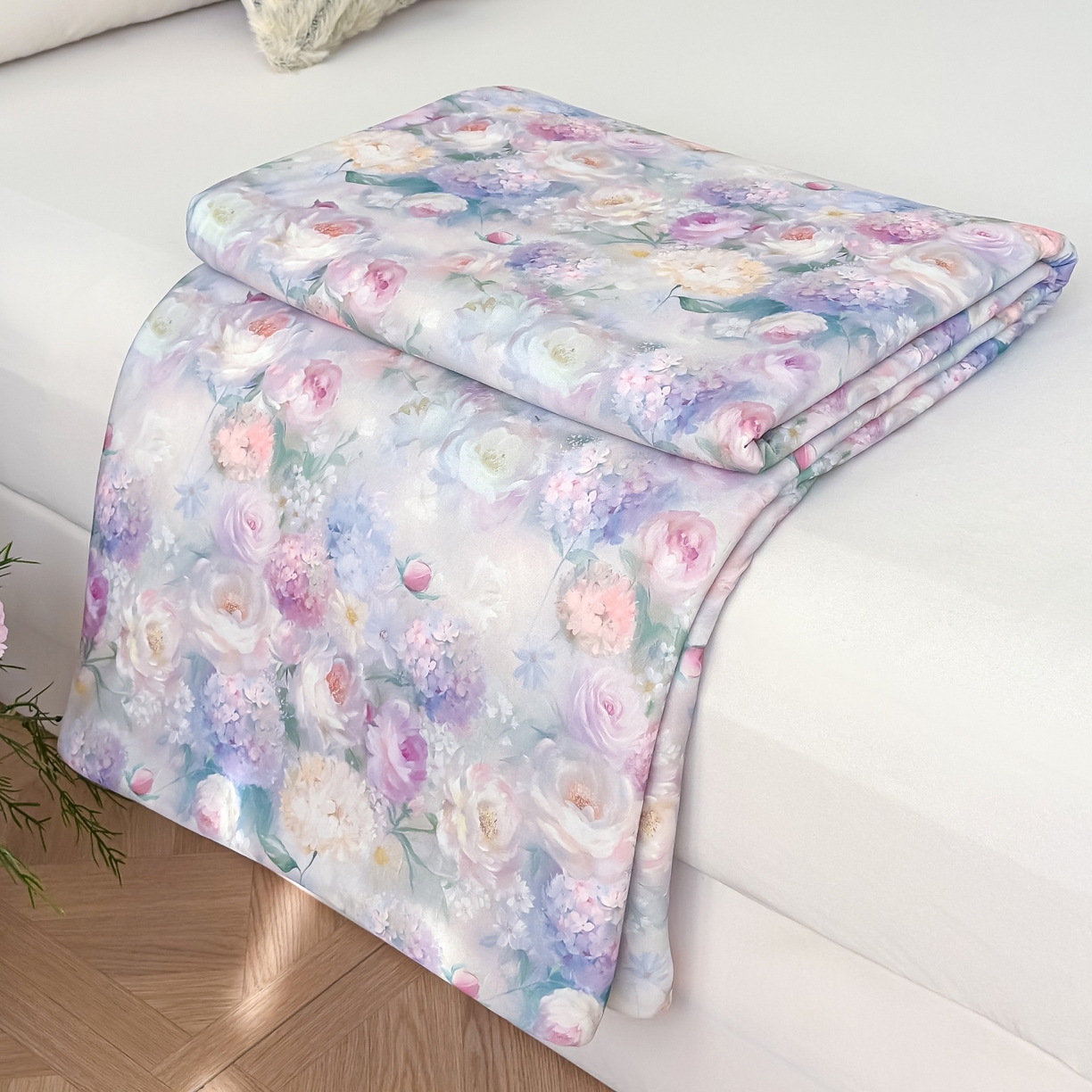 归属 2026春夏新款数码印花凉感丝夏被夏凉被空调被系列 梦柔