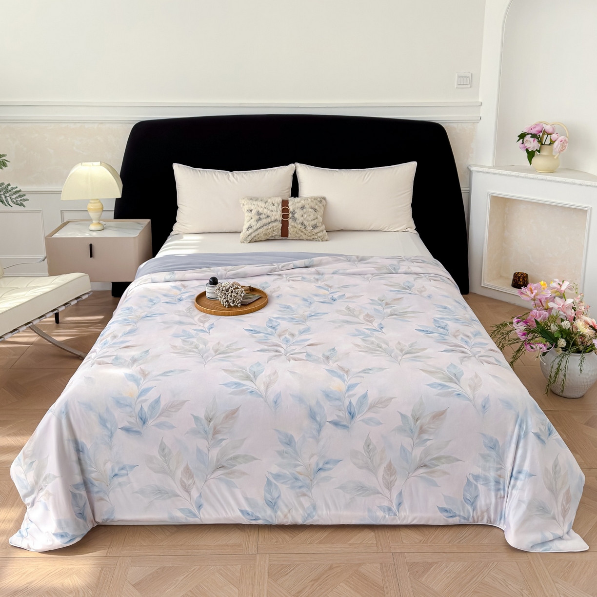 91家纺网 家纺一手货源 找家纺 归属 2026春夏新款数码印花凉感丝夏被夏凉被空调被系列 纳末