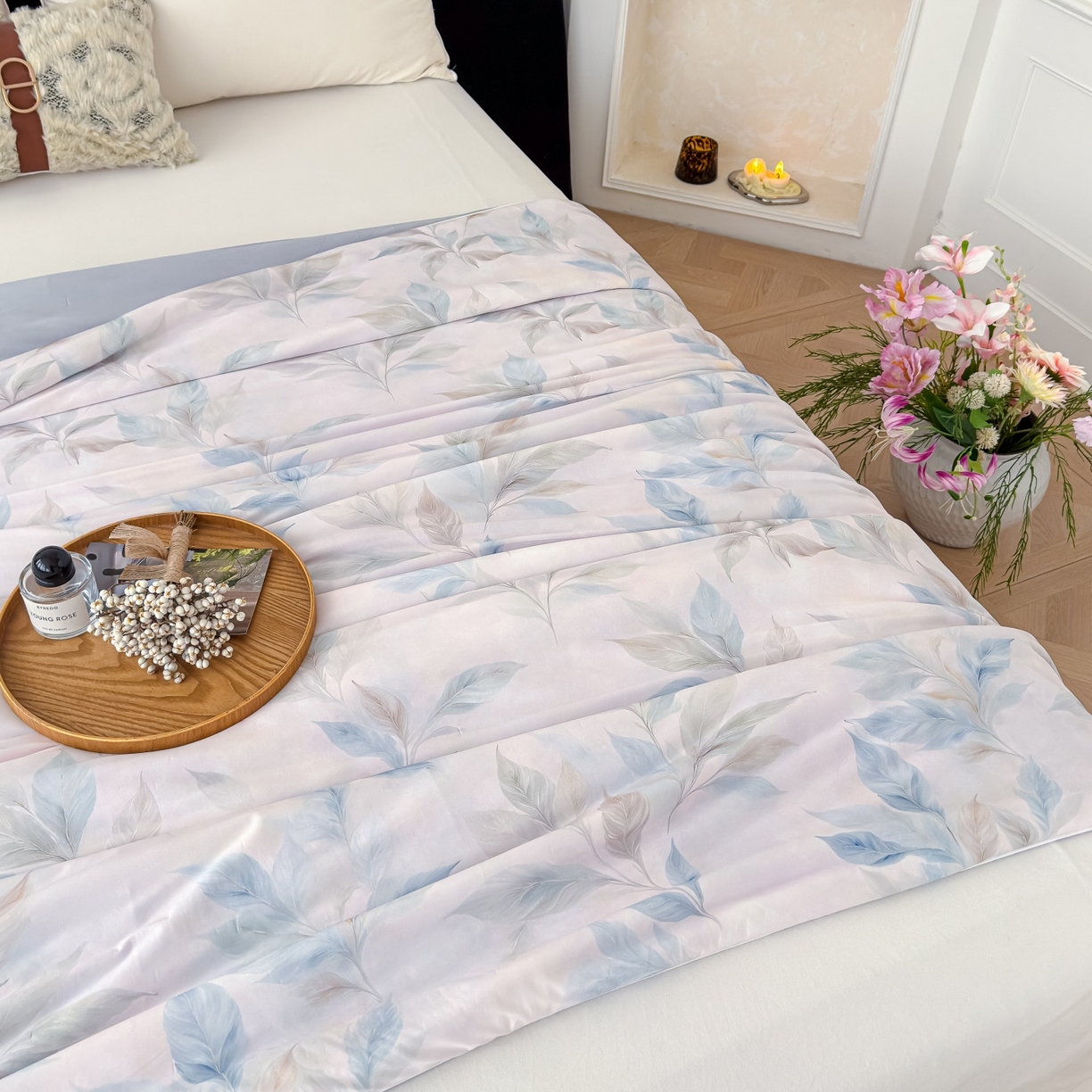 91家纺网 家纺一手货源 找家纺 归属 2026春夏新款数码印花凉感丝夏被夏凉被空调被系列 纳末