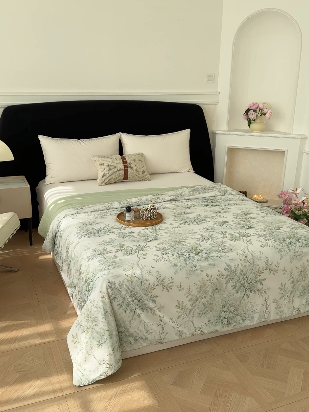 91家纺网 家纺一手货源 找家纺 归属 2026春夏新款数码印花凉感丝夏被夏凉被空调被系列 青枝