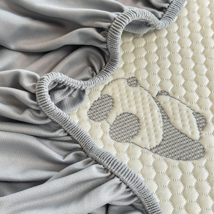 91家纺网 家纺一手货源 找家纺 凯罗 2026新款A类凉豆豆学生宿舍用床席可水洗凉席席子床笠款 盼盼乐园-床笠款