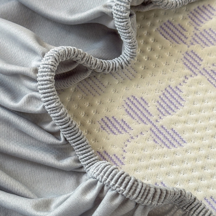 91家纺网 家纺一手货源 找家纺 凯罗 2026新款A类凉豆豆学生宿舍用床席可水洗凉席席子床笠款 纤藤集-紫-床笠款