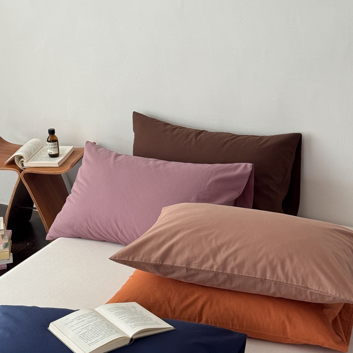 91家纺网 家纺一手货源 找家纺 （总）蜜宿 2026新款全棉纯棉水洗棉枕套单品枕套枕套单件-纯色