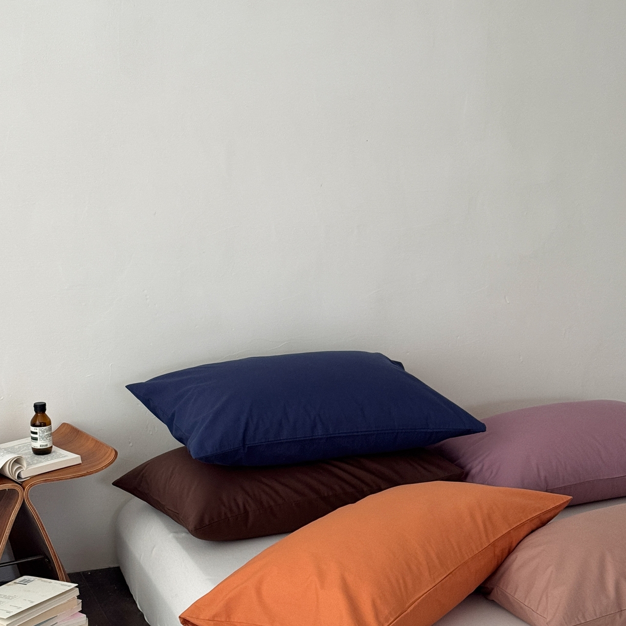 91家纺网 家纺一手货源 找家纺 蜜宿 2026新款全棉纯棉水洗棉枕套单品枕套枕套单件-纯色 组合图仅做展示不可下单